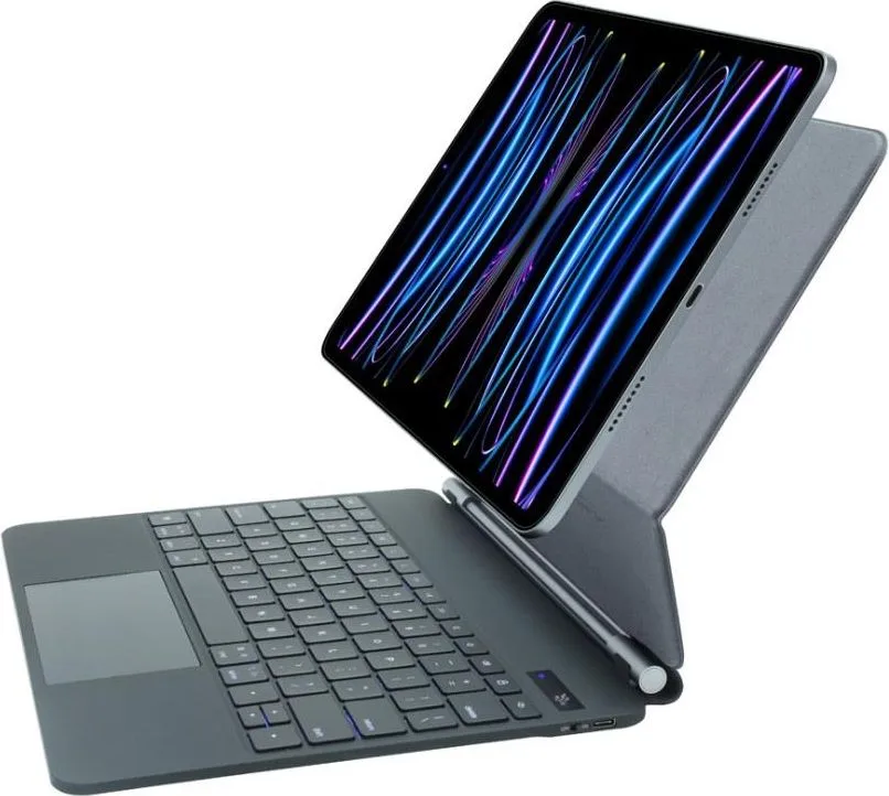 ΧΟ ΚΒ-10, ασύρματο πληκτρολόγιο, για Ipad 12,9in, μαύρο — εικόνα 2