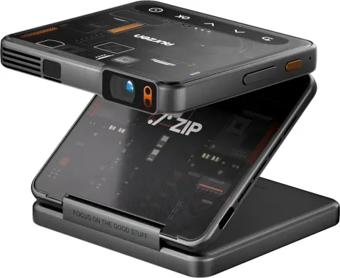 Aurzen ZIP Tri-Fold Portable Mini Projector Cyber