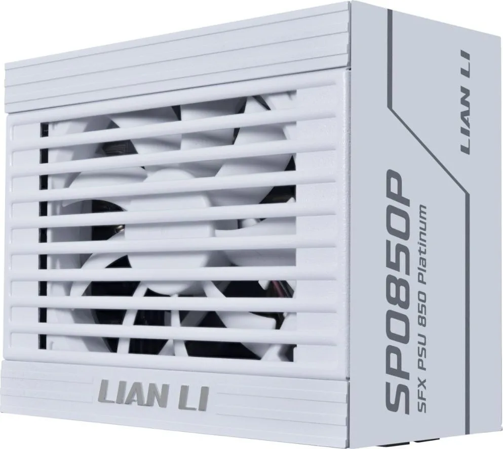 LIAN LI SP0850P White - 850W 80+ Platinum PSU - 10 Years Warranty - 12V-2x6 - Japanese Capacitors — εικόνα 2