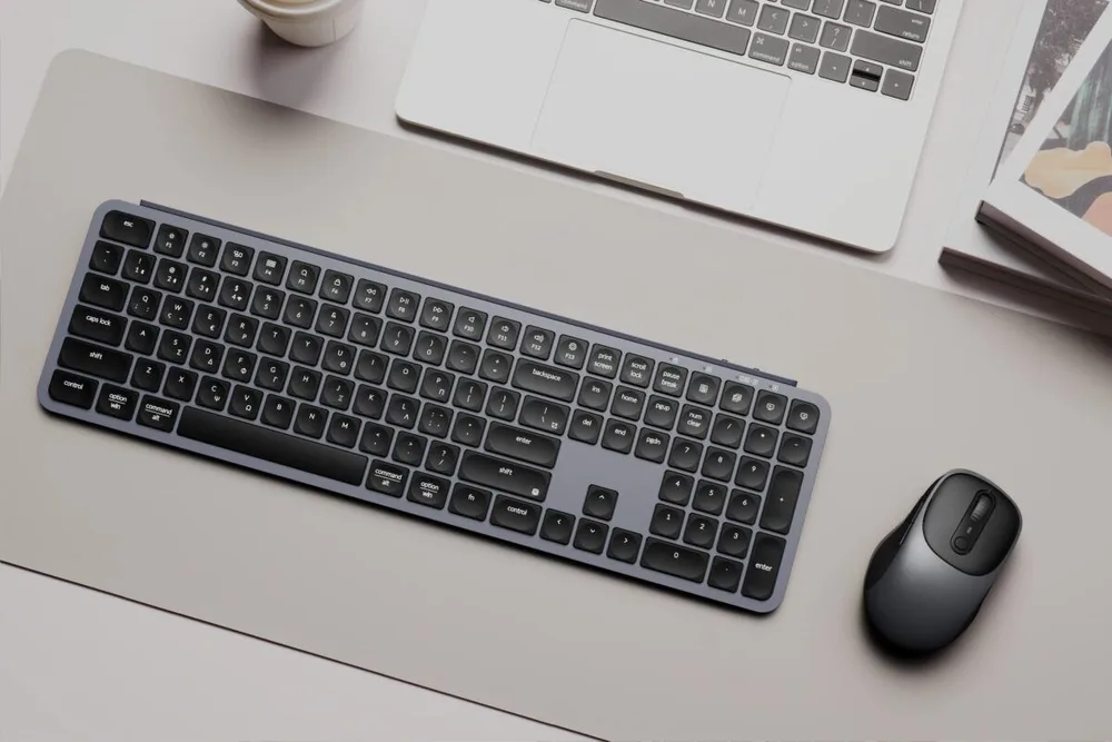 Keychron B6 Pro (B6P-K1-GR) Ultraslim Wireless BT Keyboard ZMK Online customization - Gray 100% GR — εικόνα 4