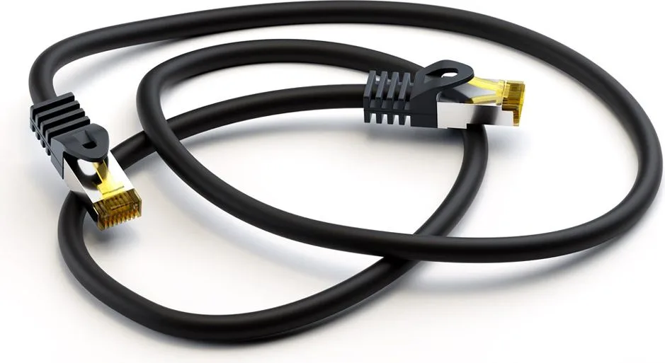 GOOBAY καλώδιο δικτύου 91590, CAT 7 S/FTP, 500MHz, CU, 1m, μαύρο — εικόνα 4