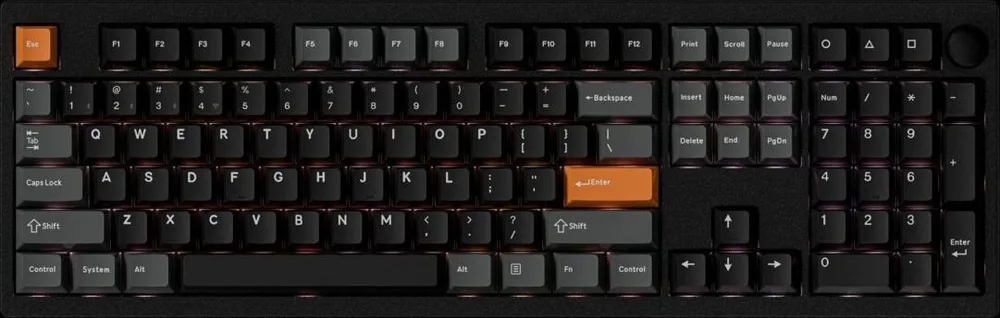 Keychron P6 Ultra (P6-M3) ZMK 8K Wireless Custom Mechanical Keyboard Brown Switch RGB 100% US Layout — εικόνα 3