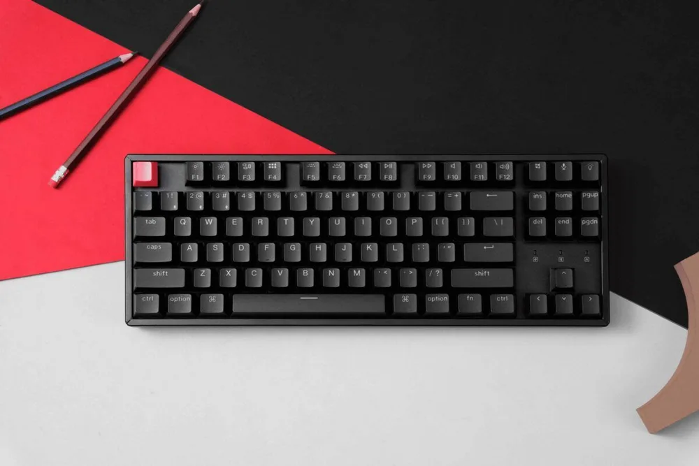 Keychron K8 V2 (K8X-J1) QMK Wireless Mechanical Keyboard Red Switch HotSwap RGB 80% US Lay Aluminum — εικόνα 5