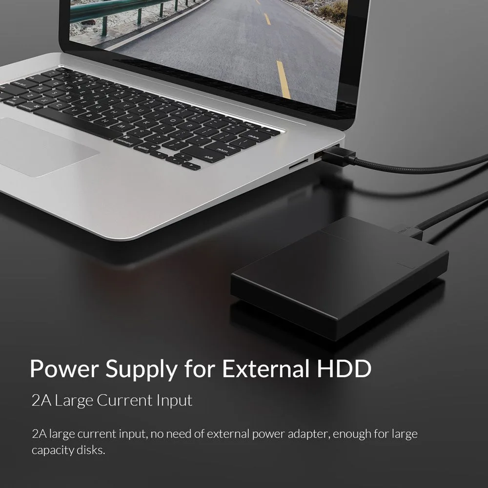 ORICO καλώδιο USB 2.0 U2-AA02, 480Mbps, 1.5m, μαύρο — εικόνα 2