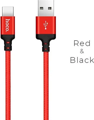HOCO X14 Times Speed Type-C Charging Cable(L=2M) κόκκινο