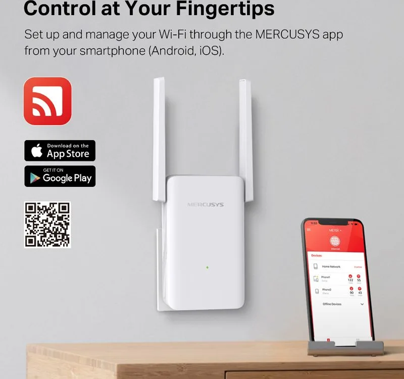 MERCUSYS range extender ME70X, Wi-Fi 6, 1800Mbps AX1800, Ver. 1.0 — εικόνα 7