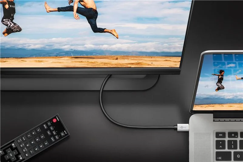 GOOBAY καλώδιο USB-C σε HDMI 60174, HDR, 8K, 4K/120Hz, 2m, μαύρο — εικόνα 2