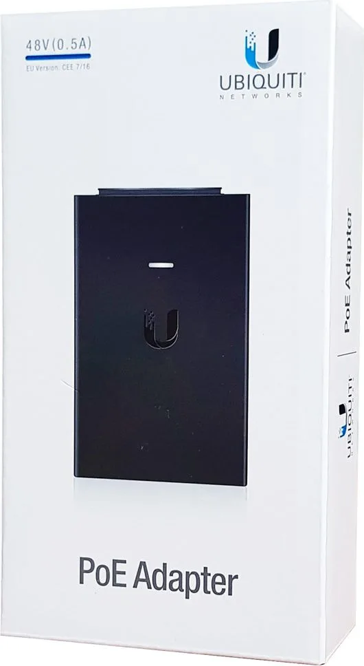 UBIQUITI Gigabit PoE adapter POE-48-24W-G με power cable, 48VDC, 24W — εικόνα 2