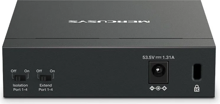 MERCUSYS Desktop Switch MS105GP, 5x 10/100/1000 Mbps, PoE+, V.3.0 — εικόνα 3