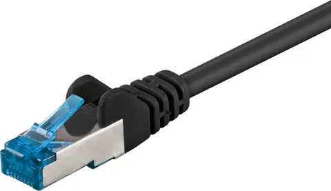 GOOBAY καλώδιο δικτύου 93685, CAT 6A S/FTP, 500MHz, Copper, 1m, μαύρο