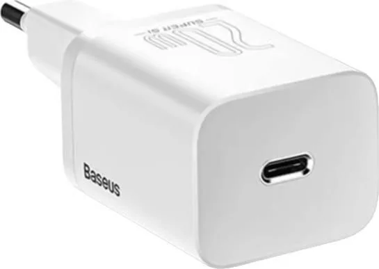BASEUS Super SI φορτιστής ΓΡΗΓΟΡΗΣ φόρτισης, 20W, ΛΕΥΚΟΣ — εικόνα 2