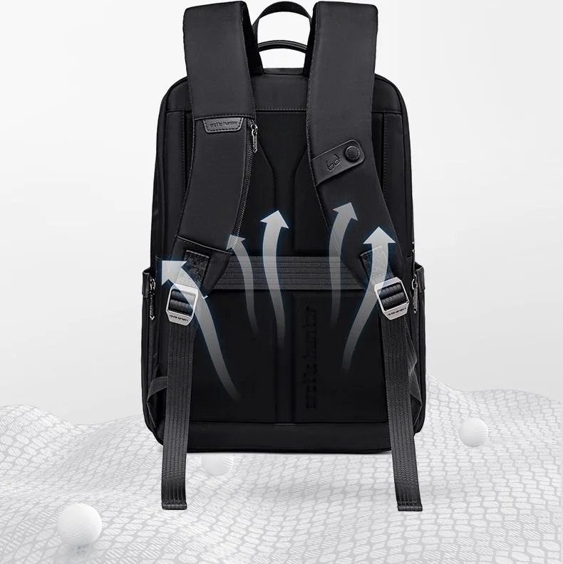 ARCTIC HUNTER τσάντα πλάτης B00808 με θήκη laptop 15.6", 19.5L, μαύρη — εικόνα 8
