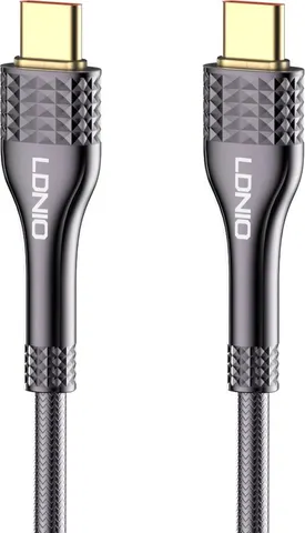 LDNIO καλώδιο USB-C σε USB-C LC651C, 65W, 1m, γκρι