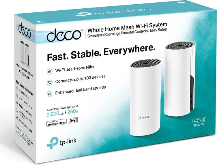 TP-LINK Home Mesh Wi-Fi System Deco M4, AC1200, Ver. 2.0, 2τμχ — εικόνα 5