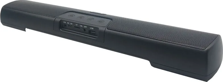 POWERTECH soundbar PT-989, 20W RMS, TWS, 3600mAh, μαύρο — εικόνα 2