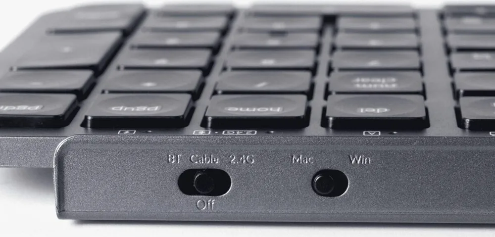 Keychron B2 Pro (B2P-K1) Ultraslim Mini Wireless BT Keyboard ZMK Online customize Space Grey 96% US — εικόνα 4