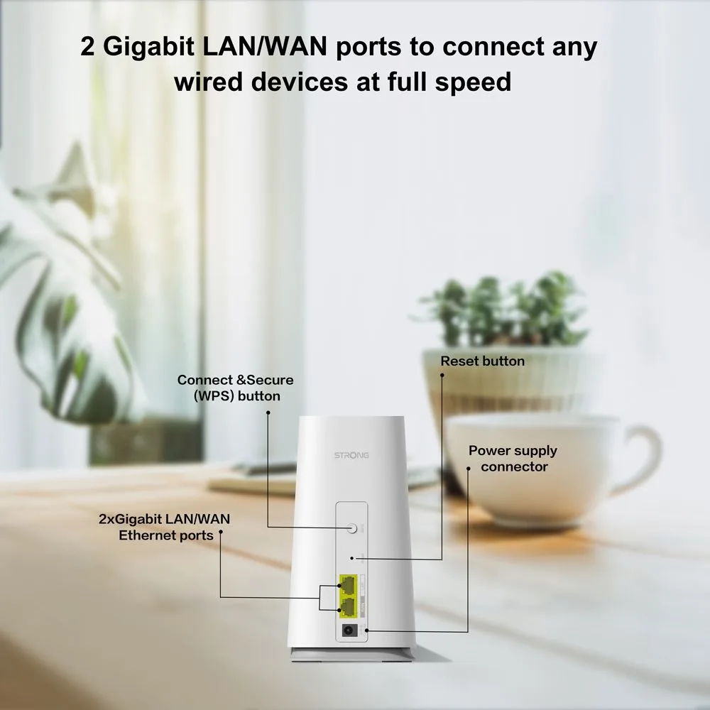 STRONG WiFi Mesh Home Kit ATRIA 2100, 2100Mbps Dual Band, 2τμχ — εικόνα 4