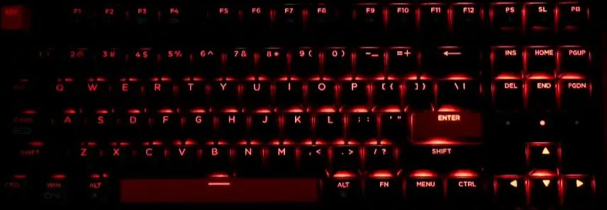 Keychron C3 Pro (C3P-A1) QMK/VIA Mechanical Red Switch 80% US Layout — εικόνα 2