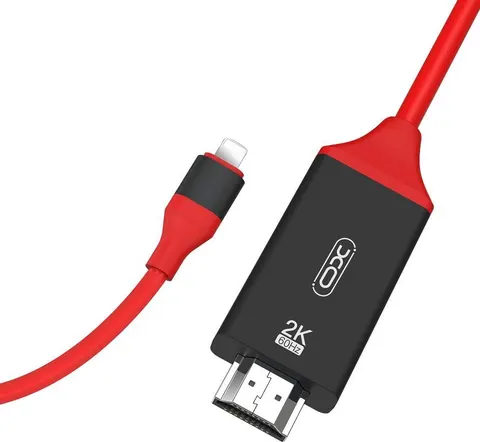 XO GB006 καλώδιο Lighting TO Hdmi+usb 2K 60HZ, 2M