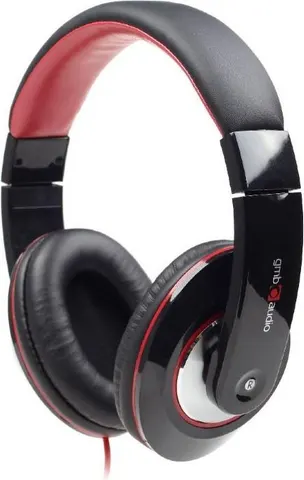 GEMBIRD Headset Boston μαύρο με κόκκινο MHS-BOS