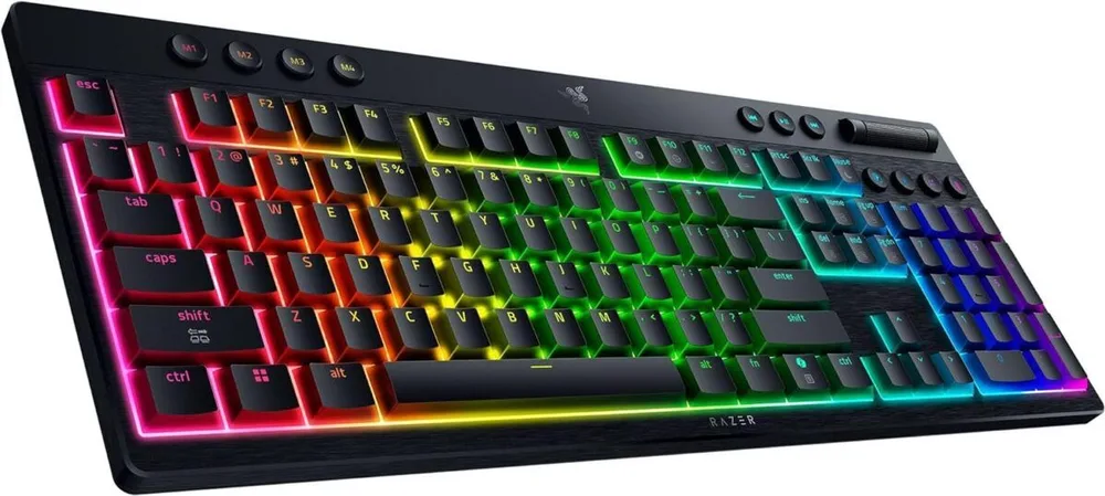 Razer BlackWidow V4 Low Profile HyperSpeed - Wireless / Bluetooth RGB Gaming Keyboard -Orange Switch — εικόνα 2