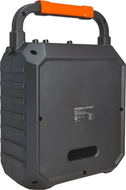 JYX φορητό ηχείο T17-T με 2x μικρόφωνα, 15W, 3000mah, LED, μαύρο — εικόνα 3
