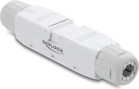 DELOCK σύνδεσμος LSA 91126, CAT 6A unshielded, tool-free, λευκός