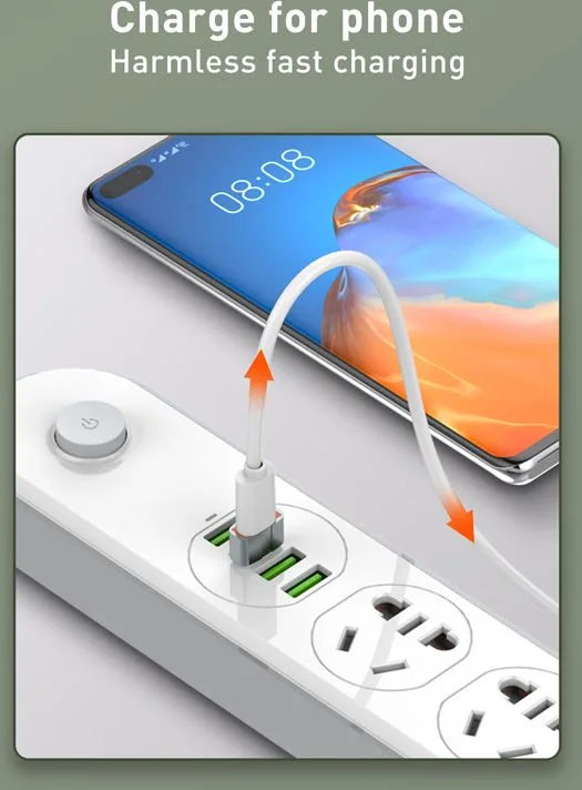 LDNIO αντάπτορας USB σε USB-C LC150, αρσενικό σε θηλυκό, γκρι — εικόνα 4