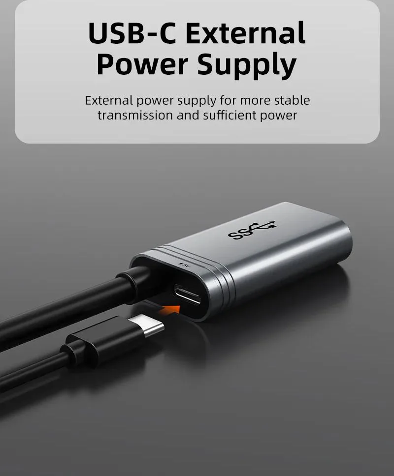 CABLETIME καλώδιο προέκτασης USB CT-AMAFA3, active, 5Gbps, 5m, μαύρο — εικόνα 4