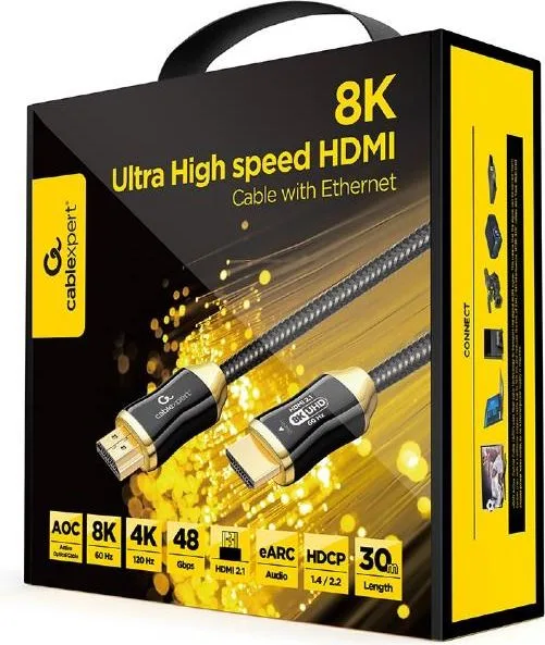 CABLEXPERT καλώδιο HDMI, 8K, AOC, Male-Male, 30m — εικόνα 2