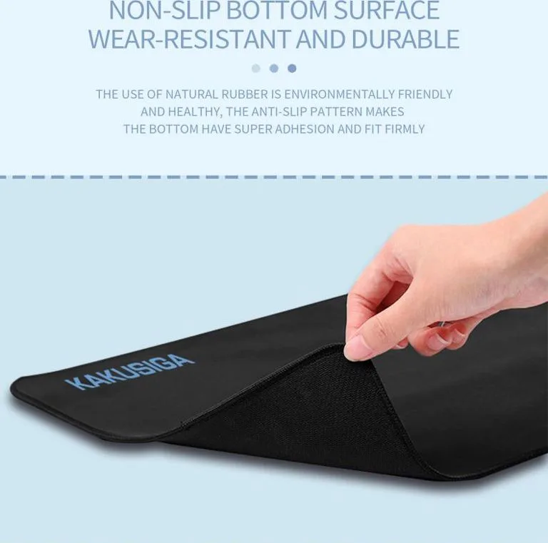 KAKUSIGA gaming mouse pad KSC-1161, 80x30x0.2cm, μαύρο — εικόνα 3