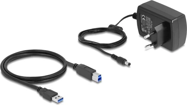 DELOCK docking station για 2.5" ή 3.5" SATA HDD/SSD 64183, 2 θέσεων, με card reader, 5Gbps, clone function, μαύρο — εικόνα 5