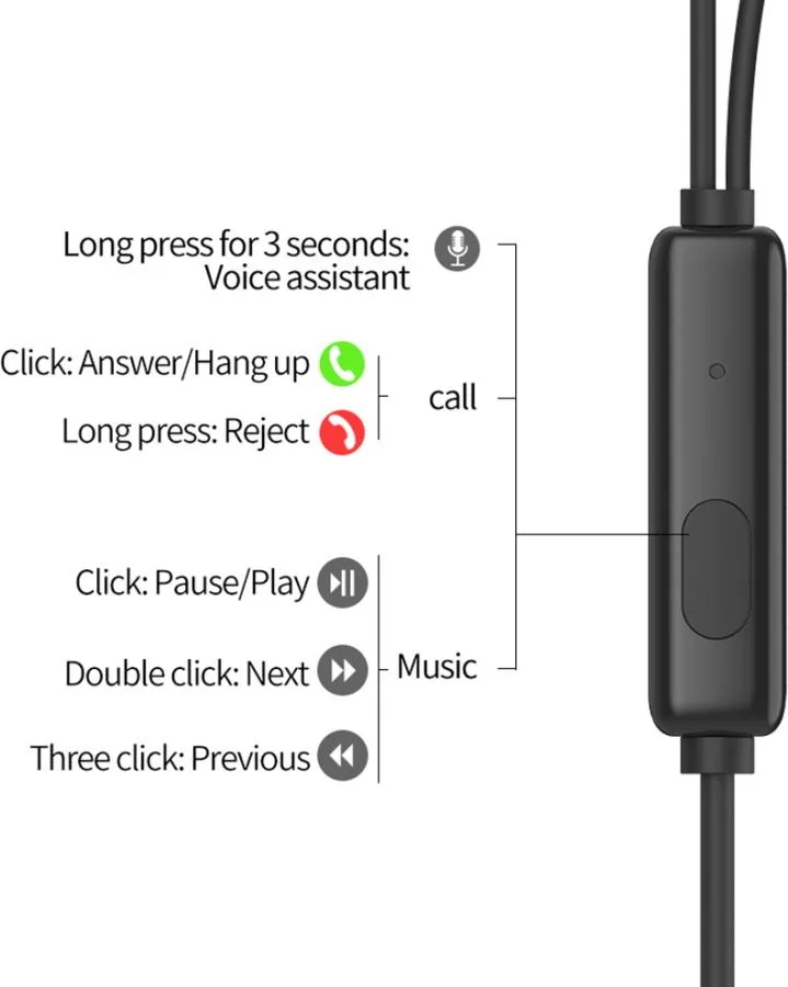 CELEBRAT earphones με μικρόφωνο G13, 3.5mm σύνδεση, Φ10mm, 1.2m, μαύρο — εικόνα 4