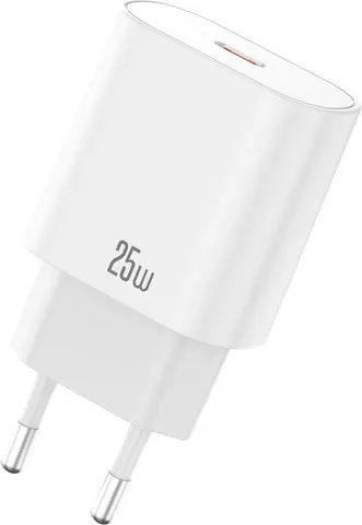 XO CE25 φορτιστής PD25W, 1 θύρα, ΛΕΥΚΟΣ
