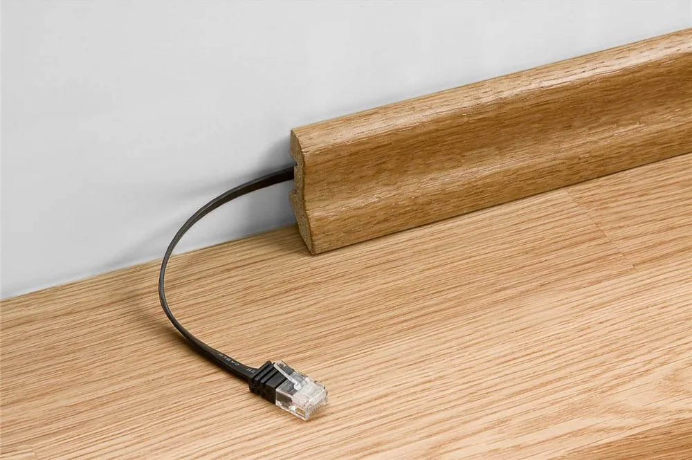 GOOBAY καλώδιο δικτύου 95385, CAT 6 U/UTP, flat, copper, 20m, μαύρο — εικόνα 4