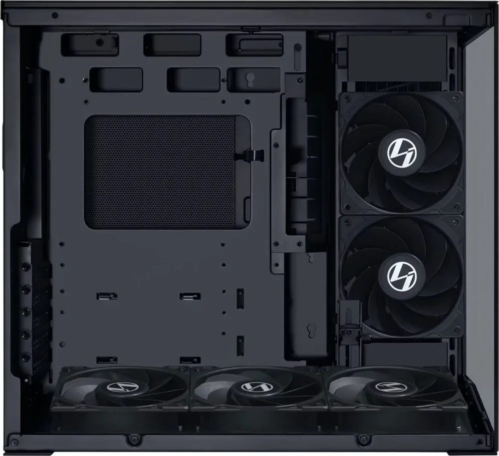 LIAN LI O11D Mini V2 Flow Black - ATX PC Gaming Case - 5x Fans - Improved Airflow - GPU Support Brac — εικόνα 4