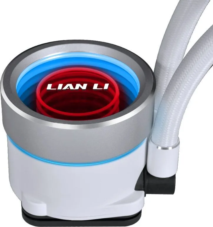 LIAN LI Galahad II Trinity 240 White - AIO GPU Liquid Cooler with ARGB Fans — εικόνα 5