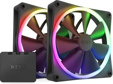 NZXT F140 RGB Case Fan με Σύνδεση 4-Pin PWM 2τμχ