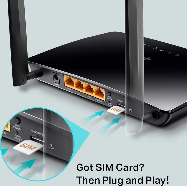 TP-LINK router Archer MR200, 4G LTE, Wi-Fi 750Mbps AC750, Ver. 5.2 — εικόνα 2