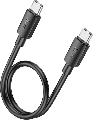 HOCO X96 καλώδιο ΜΕΤΑΦΟΡΑΣ δεδομένων 60W Hyper Type-C ΣΕ Type-C, 0.25m, μαύρο