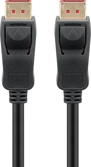 GOOBAY καλώδιο DisplayPort 74761, 16K/60Hz, 80 Gbps, 2m, μαύρο — εικόνα 3