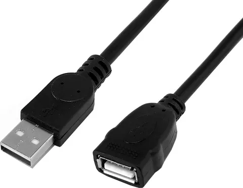 POWERTECH καλώδιο προέκτασης USB CAB-U160, 480Mbps, 1.5m, μαύρο, 10τμχ