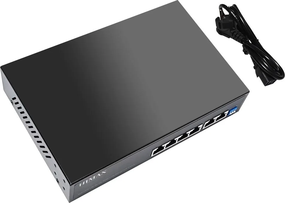 HIMAX PoE switch PS1402E-L, 4x Ethernet PoE & 2x Ethernet θύρες, έως 100Mbps — εικόνα 3