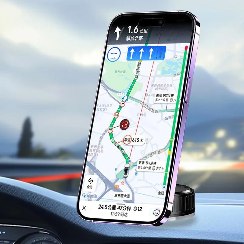 KAKUSIGA βάση smartphone αυτοκινήτου KSC-1718 για ταμπλό, μαγνητική, μαύρη — εικόνα 2