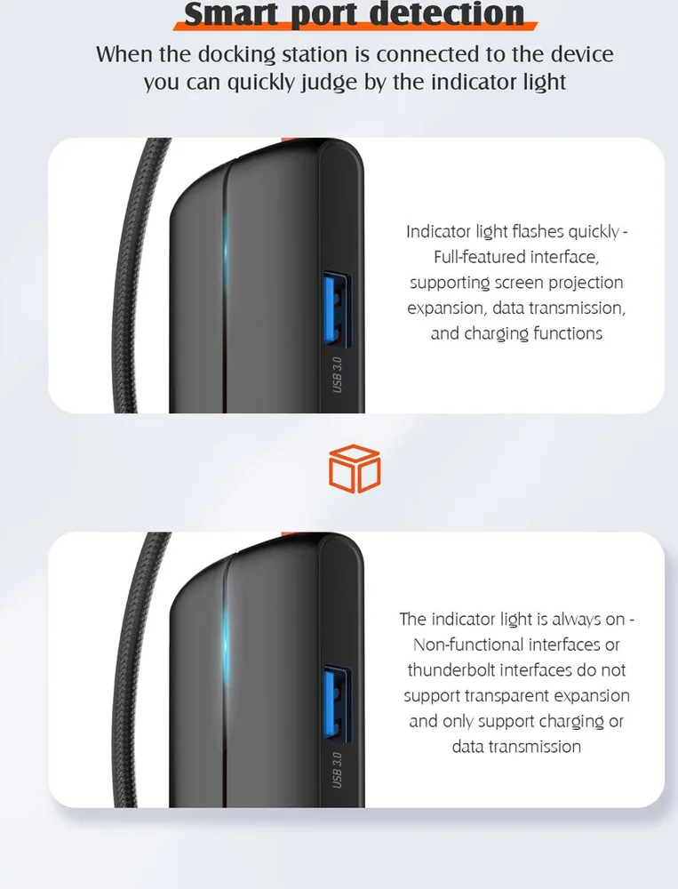 LDNIO docking station DS-25H, 5 θυρών, USB-C σύνδεση, 4K, 100W PD, μαύρο — εικόνα 8