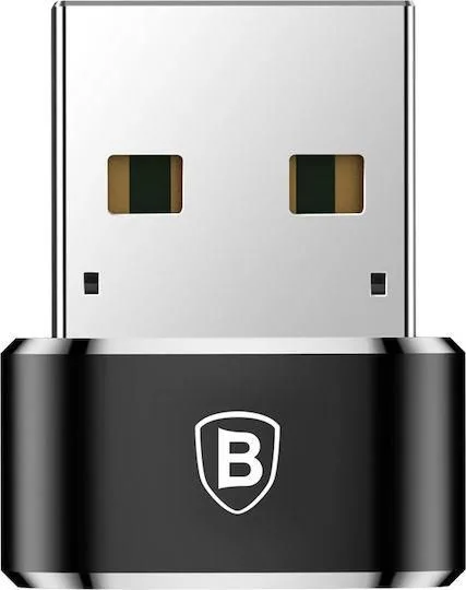 BASEUS αντάπτορας Type-C ΣΕ USB, ΜΑΥΡΟΣ — εικόνα 3
