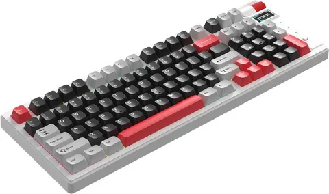 Monka KG991W Storm ασύρματο μηχανικό πληκτρολόγιο, RGB, μωβ διακόπτες
