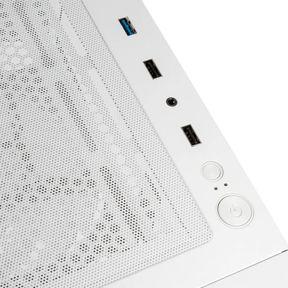 Kolink Observatory HF Glass ARGB Midi Tower Case - White (with 6 ARGB fans - 3x140mm & 3x120mm ) — εικόνα 9