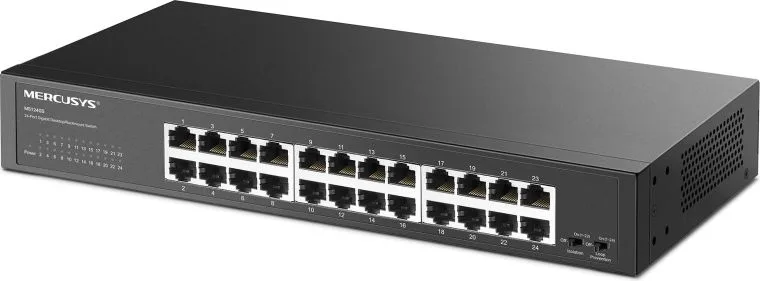 MERCUSYS desktop/rackmount switch MS124GS, 24x Gigabit θύρες, V1.0 — εικόνα 4