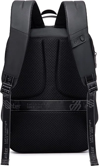 ARCTIC HUNTER τσάντα πλάτης B00487 με θήκη laptop 15.6", λουκέτο TSA, 22L, μαύρη — εικόνα 8